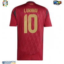 Moški Nogometni dresi Belgija Romelu Lukaku #10 Domači EP 2024 Kratek Rokav